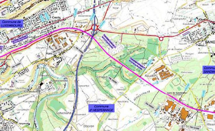 Image - Mobilitéit.lu – Module K 2, Liaison Luxembourg –Sandweiler 3